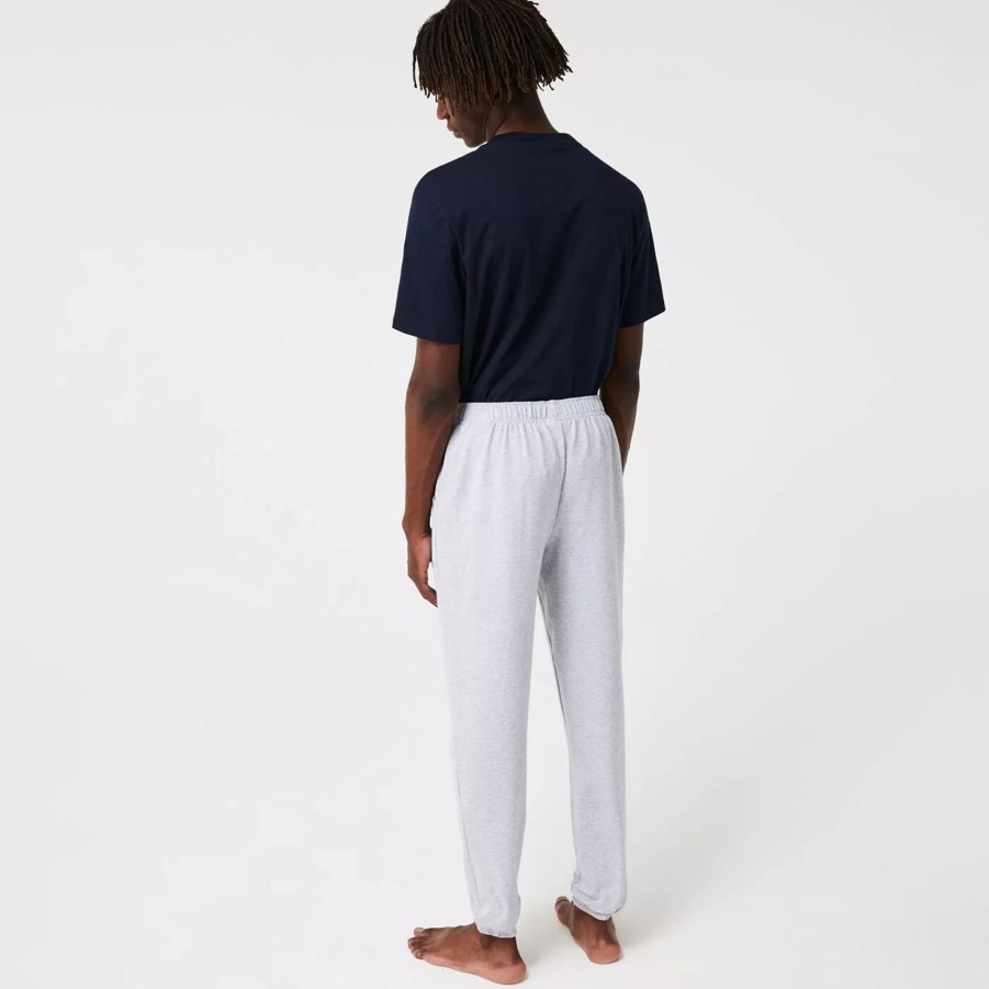 Spodnie Meskie LACOSTE | Meskie Spodnie Lacoste Underwear Pyjamas Pants 3H5422.Y9K Srebrny