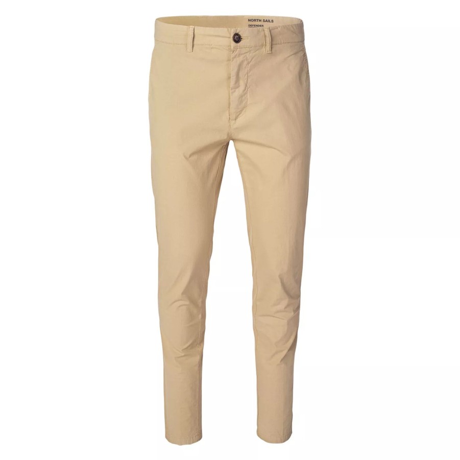 Spodnie Meskie NORTH SAILS | Meskie Spodnie North Sails Defender - Slim Fit Chino 672992-0109 Brazowy