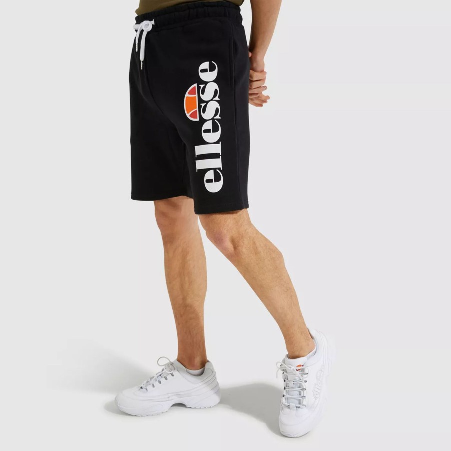 Krotkie Spodenki Meskie ELLESSE | Meskie Szorty Ellesse Bossini Fleece Short Shs08748-6-14732 Czarny