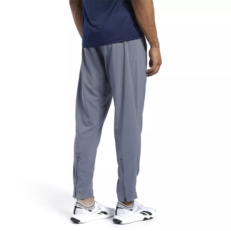 Spodnie Meskie REEBOK | Meskie Spodnie Reebok Id Train Woven Pant Fk6201 Szary