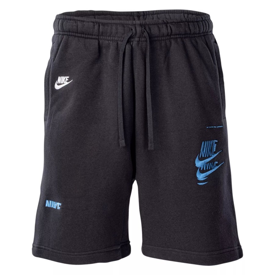 Krotkie Spodenki Meskie NIKE | Meskie Spodenki Nike M Nsw Spe+ Ft Short Mfta Dm6877-010 Czarny