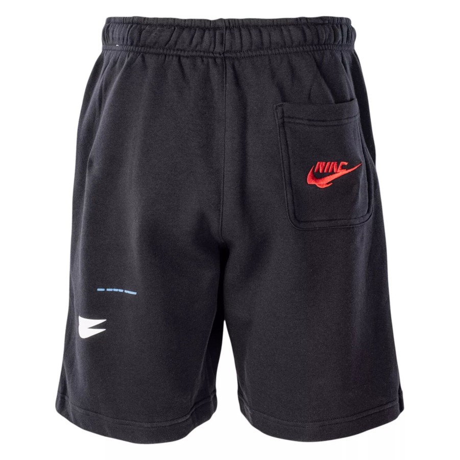 Krotkie Spodenki Meskie NIKE | Meskie Spodenki Nike M Nsw Spe+ Ft Short Mfta Dm6877-010 Czarny