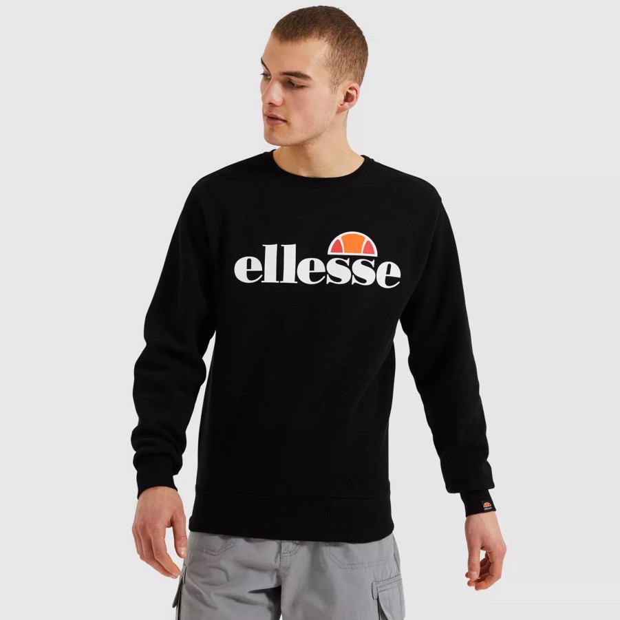 Bluzy Meskie ELLESSE | Meska Bluza Ellesse Sl Succiso Sweatshirt Shc07930-6-10817 Czarny