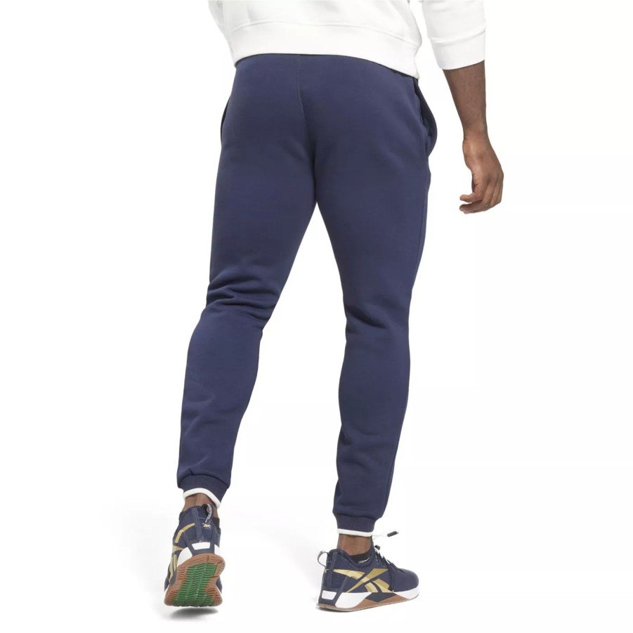 Spodnie Meskie REEBOK | Meskie Spodnie Reebok Ri Arch Logo Jogger Hs9436 Granatowy