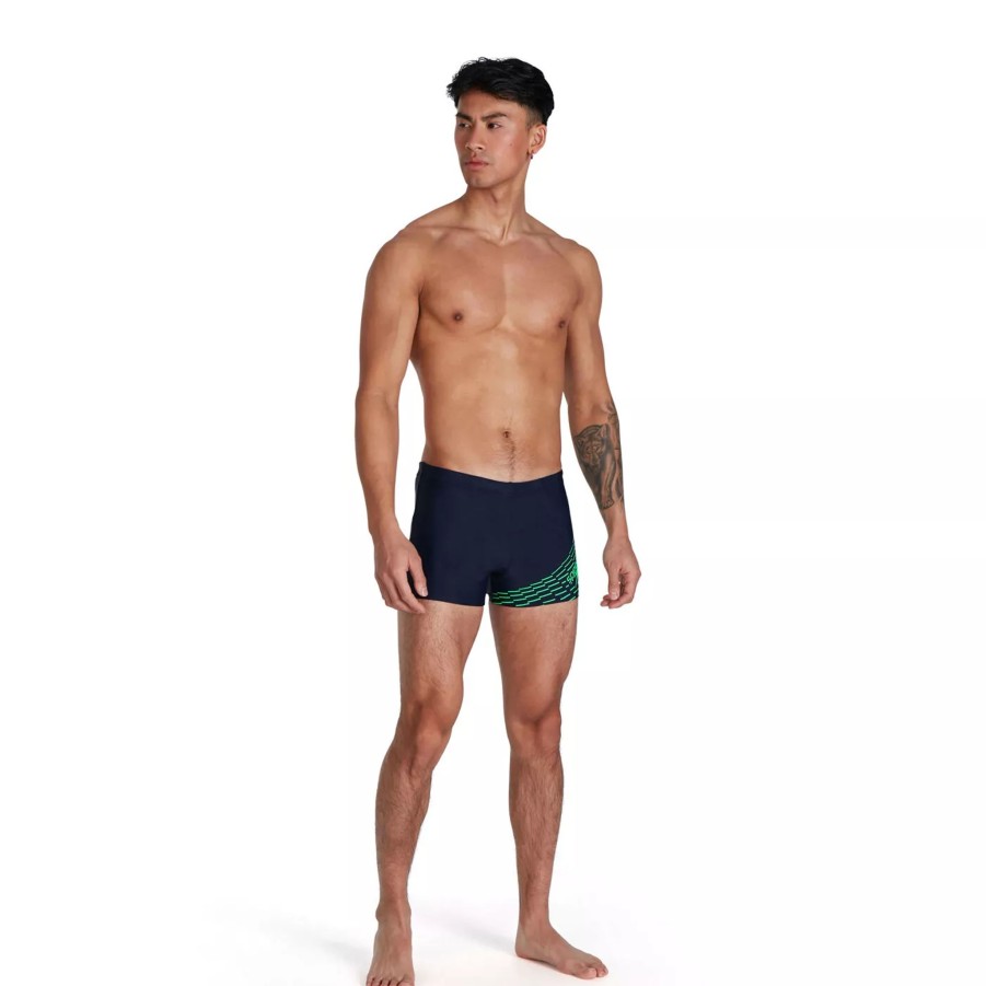 Szorty I Bokserki Kapielowe Meskie SPEEDO | Meskie Bokserki Kapielowe Speedo Medley Logo Asht Am 8-11354H135 Niebieski