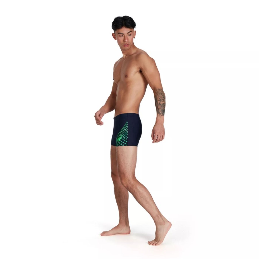 Szorty I Bokserki Kapielowe Meskie SPEEDO | Meskie Bokserki Kapielowe Speedo Medley Logo Asht Am 8-11354H135 Niebieski