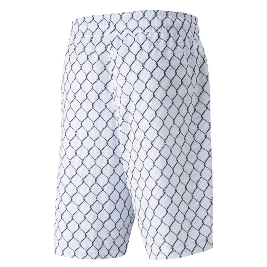 Krotkie Spodenki Meskie PUMA | Meskie Spodenki Puma Practice Short Aop Puma White 53413703 Bialy