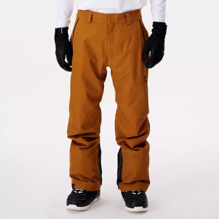 Spodnie Meskie RIP CURL | Meskie Spodnie Rip Curl Rocker Pant 007Mou_146 Zloty