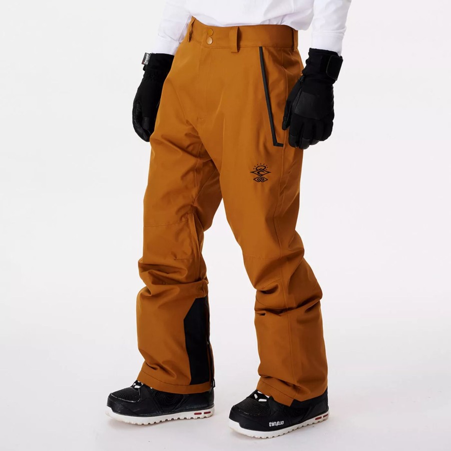 Spodnie Meskie RIP CURL | Meskie Spodnie Rip Curl Rocker Pant 007Mou_146 Zloty