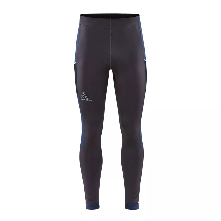 Spodnie Meskie CRAFT | Meskie Spodnie Craft Pro Trail Tights M 1912446-992698 Granatowy