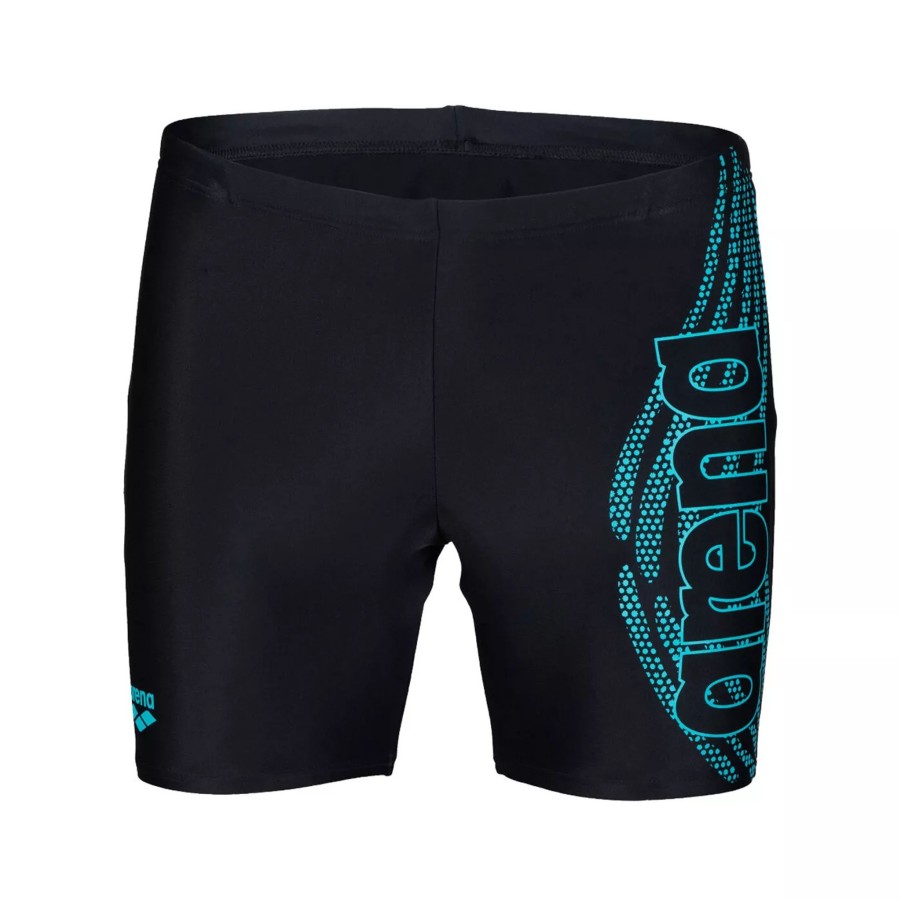 Szorty I Bokserki Kapielowe Meskie ARENA | Meskie Bokserki Kapielowe Arena Men'S Swim Mid Jammer Graphic 005116/500 Czarny