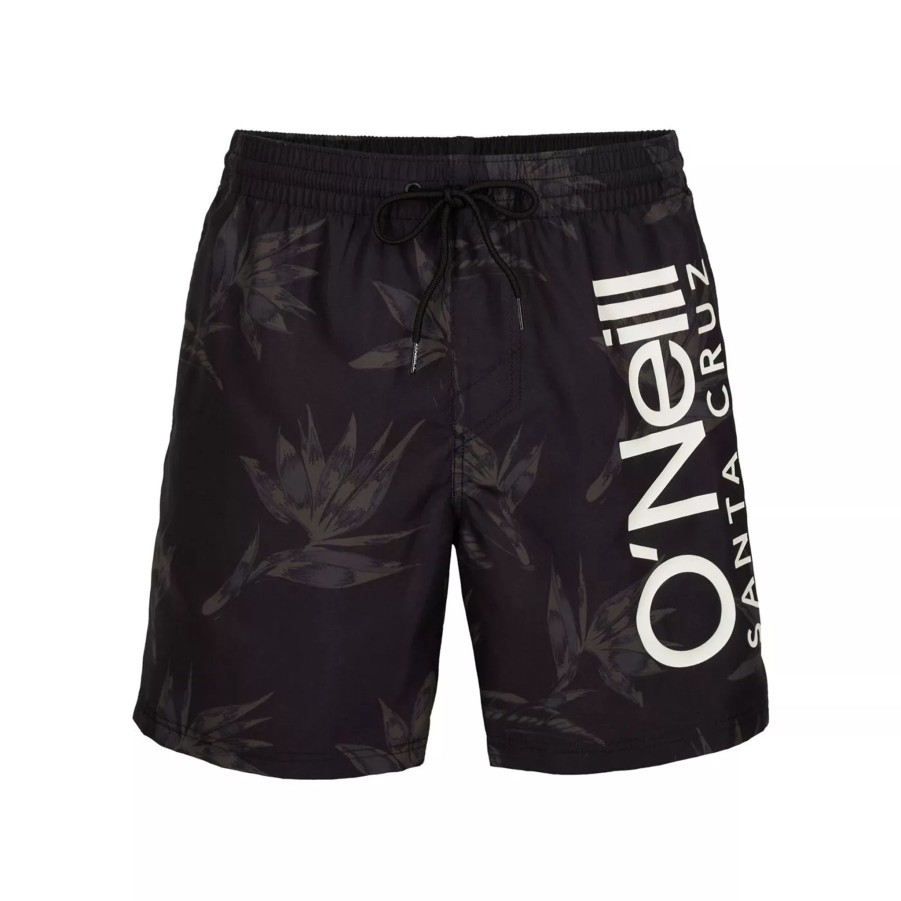 Szorty I Bokserki Kapielowe Meskie O'NEILL | Meskie Szorty O'Neill Cali Floral Shorts 2800045-39012 Czarny