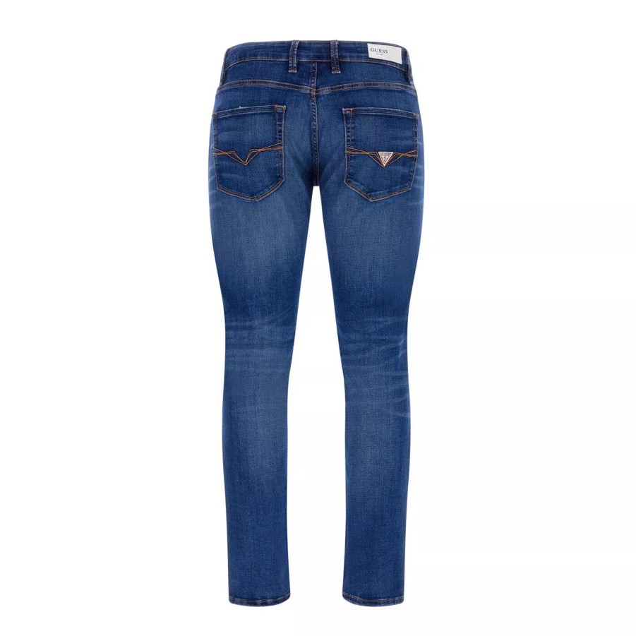 Spodnie Meskie GUESS | Meskie Spodnie Jeansowe Guess Angels M4Ran2D58O2-Hoap Niebieski