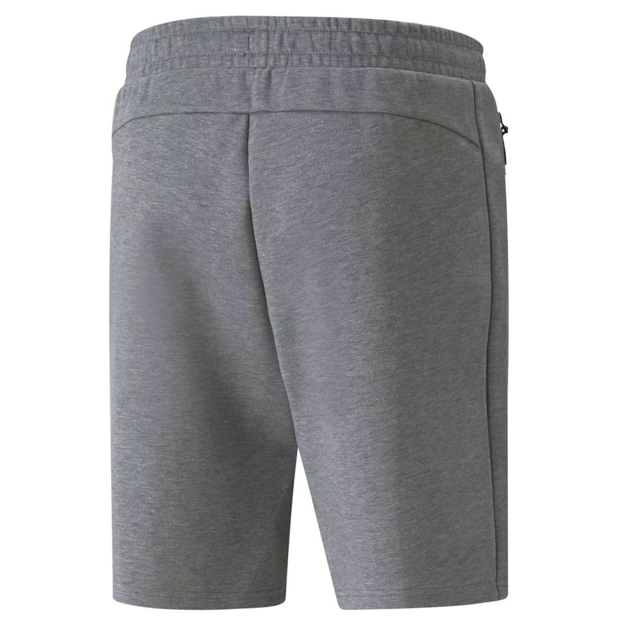 Krotkie Spodenki Meskie PUMA | Meskie Spodenki Puma Evostripe Shorts 8" Dk Medium Gray Heath 84740303 Szary