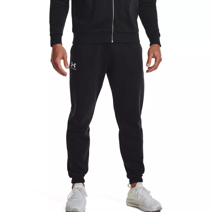 Spodnie Meskie UNDER ARMOUR | Meskie Spodnie Under Armour Ua Essential Fleece Jogger 1373882-001 Czarny