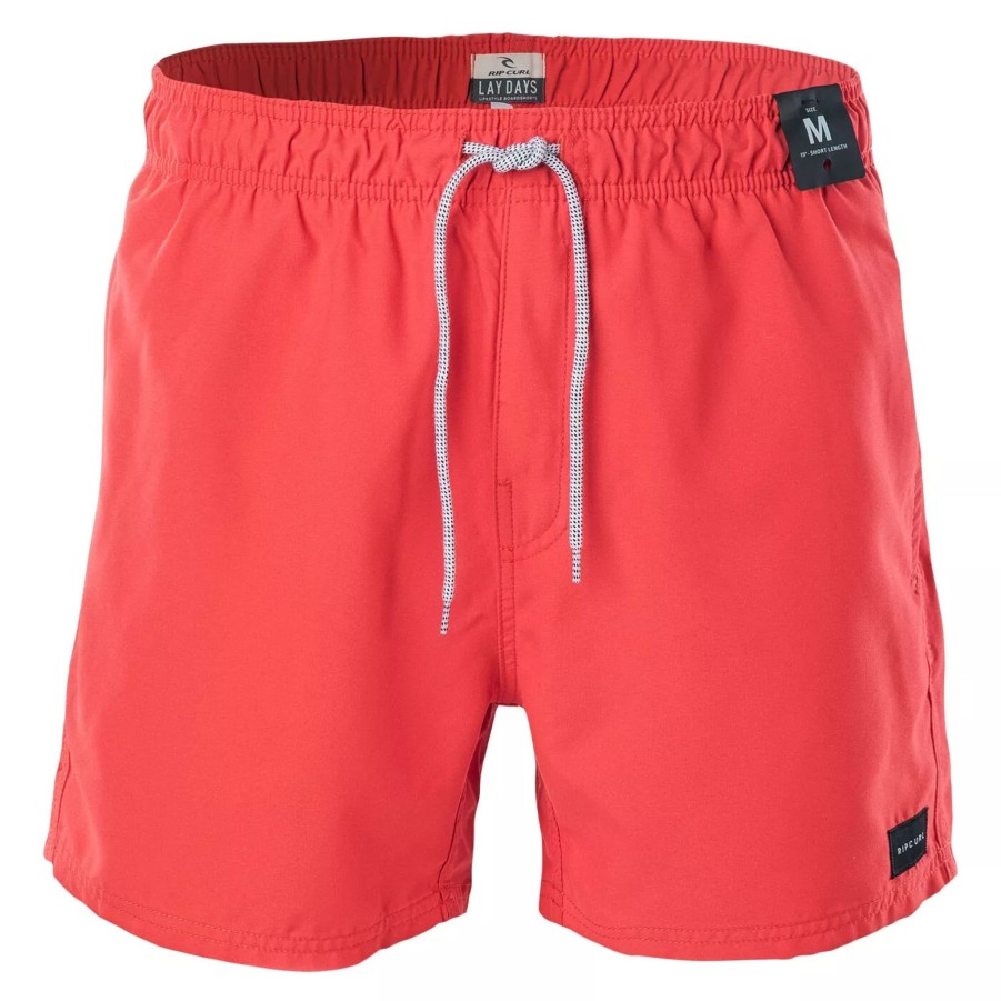 Szorty I Bokserki Kapielowe Meskie RIP CURL | Meskie Szorty Rip Curl Offset Volley Cbolq4_40 Czerwony