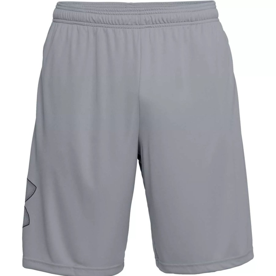 Krotkie Spodenki Meskie UNDER ARMOUR | Meskie Spodenki Under Armour Ua Tech Graphic Short-Gry 1306443-035 Szary