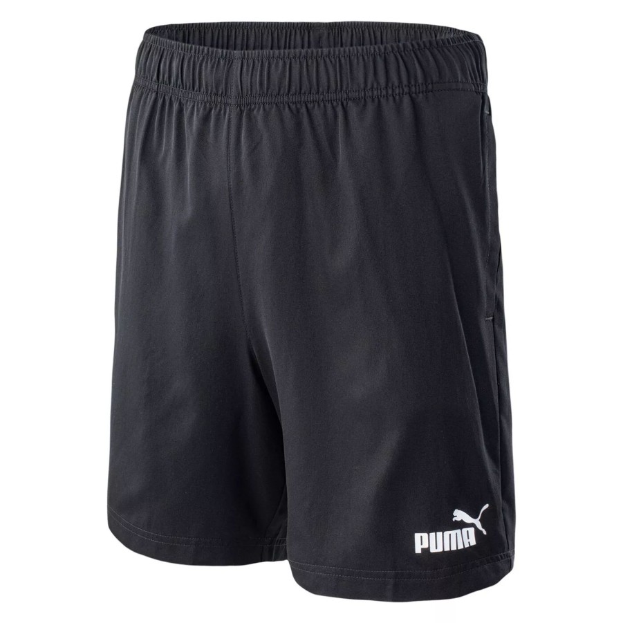 Krotkie Spodenki Meskie PUMA | Meskie Spodenki Puma Active Woven Shorts Puma Black 58939401 Czarny