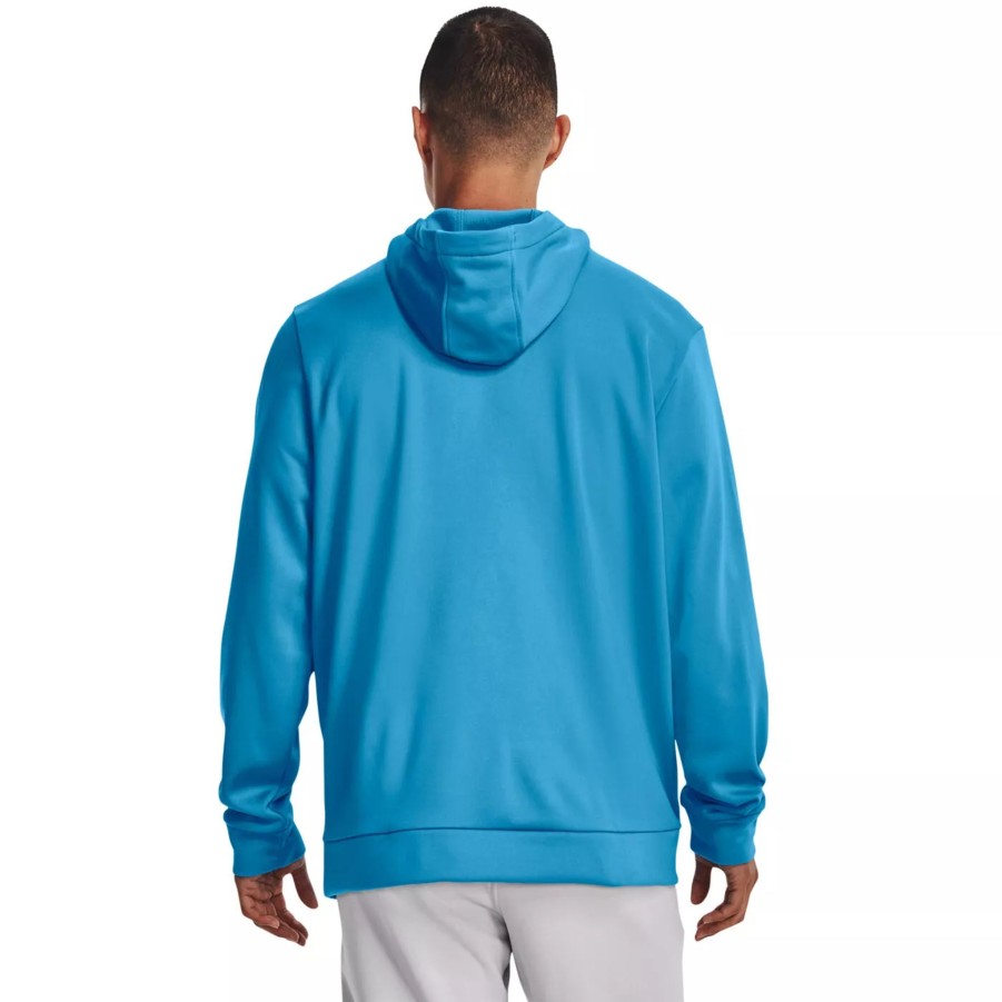 Bluzy Meskie UNDER ARMOUR | Meska Bluza Under Armour Ua Armour Fleece Big Logo Hd 1373352-419 Niebieski