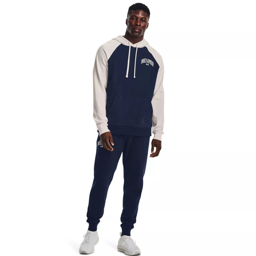 Spodnie Meskie UNDER ARMOUR | Meskie Spodnie Under Armour Ua Rival Flc Wm Jogger 1373374-408 Granatowy