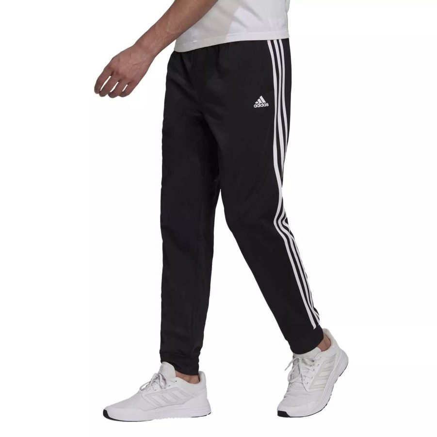 Spodnie Meskie ADIDAS | Meskie Spodnie Adidas M 3S Jog Tp Tri H46105 Czarny