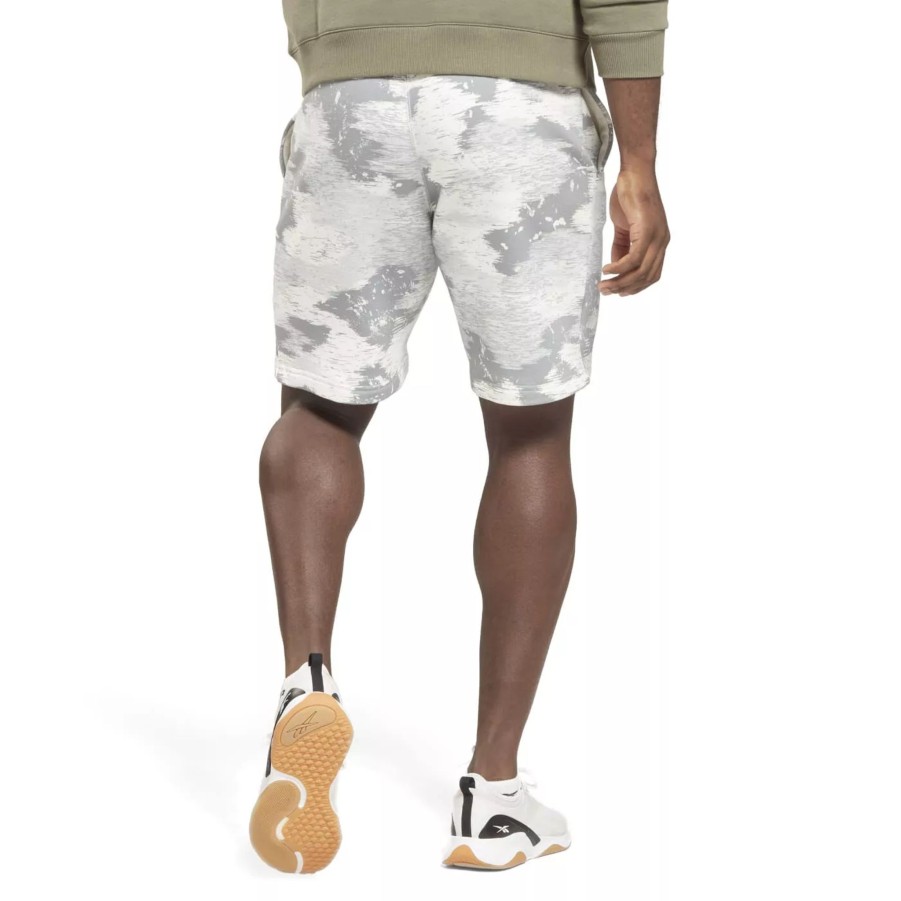 Krotkie Spodenki Meskie REEBOK | Meskie Spodenki Reebok Ri Modern Camo Short Hs9421 Bialy