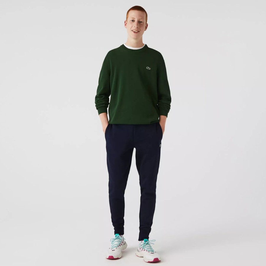 Spodnie Meskie LACOSTE | Meskie Spodnie Lacoste Tracksuits & Track Trousers Xh9624.166 Granatowy