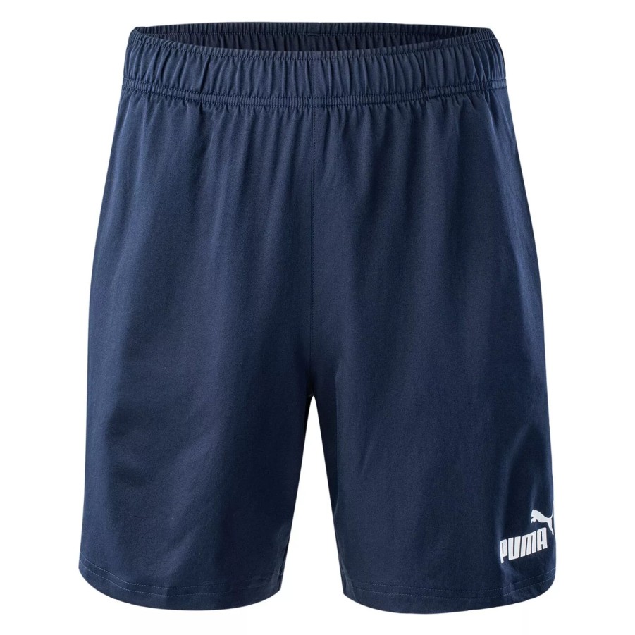 Krotkie Spodenki Meskie PUMA | Meskie Spodenki Puma Active Woven Shorts Peacoat 58939406 Granatowy