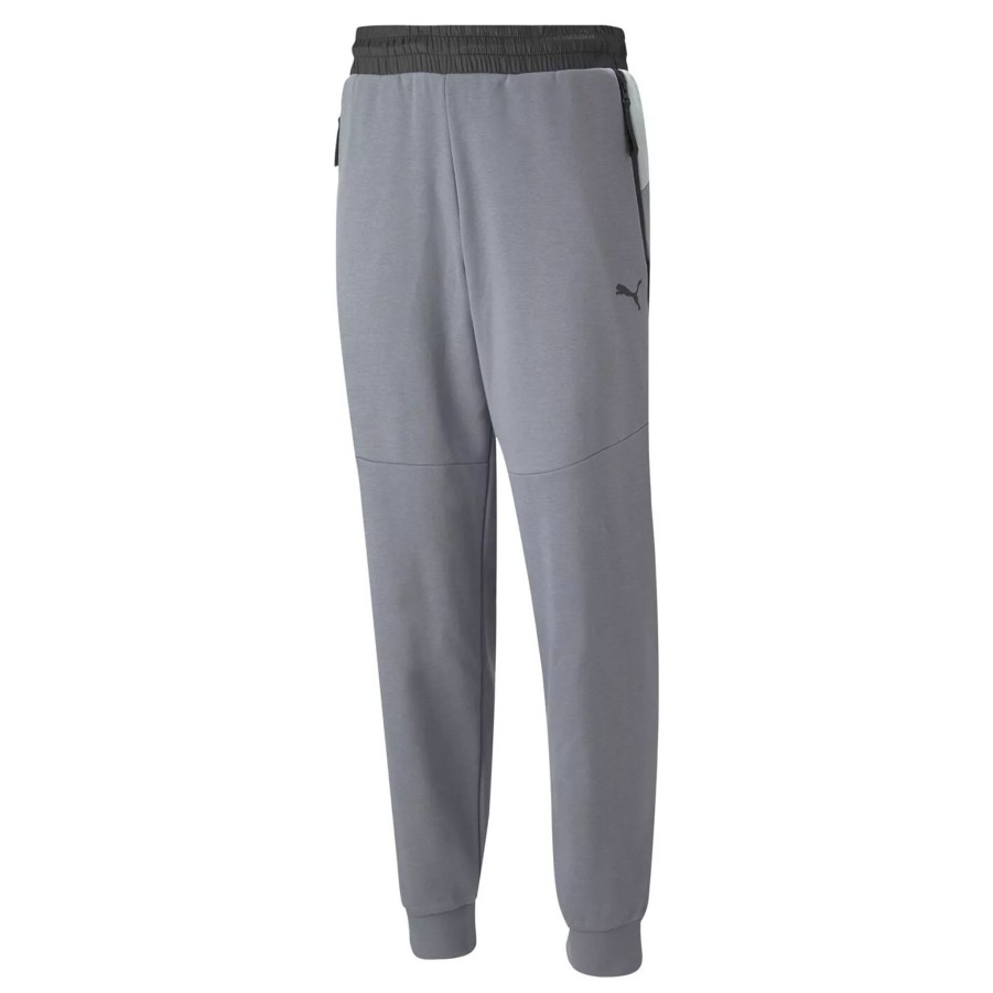 Spodnie Meskie PUMA | Meskie Spodnie Puma Pumatech Sweatpants Fl 53887369 Szary