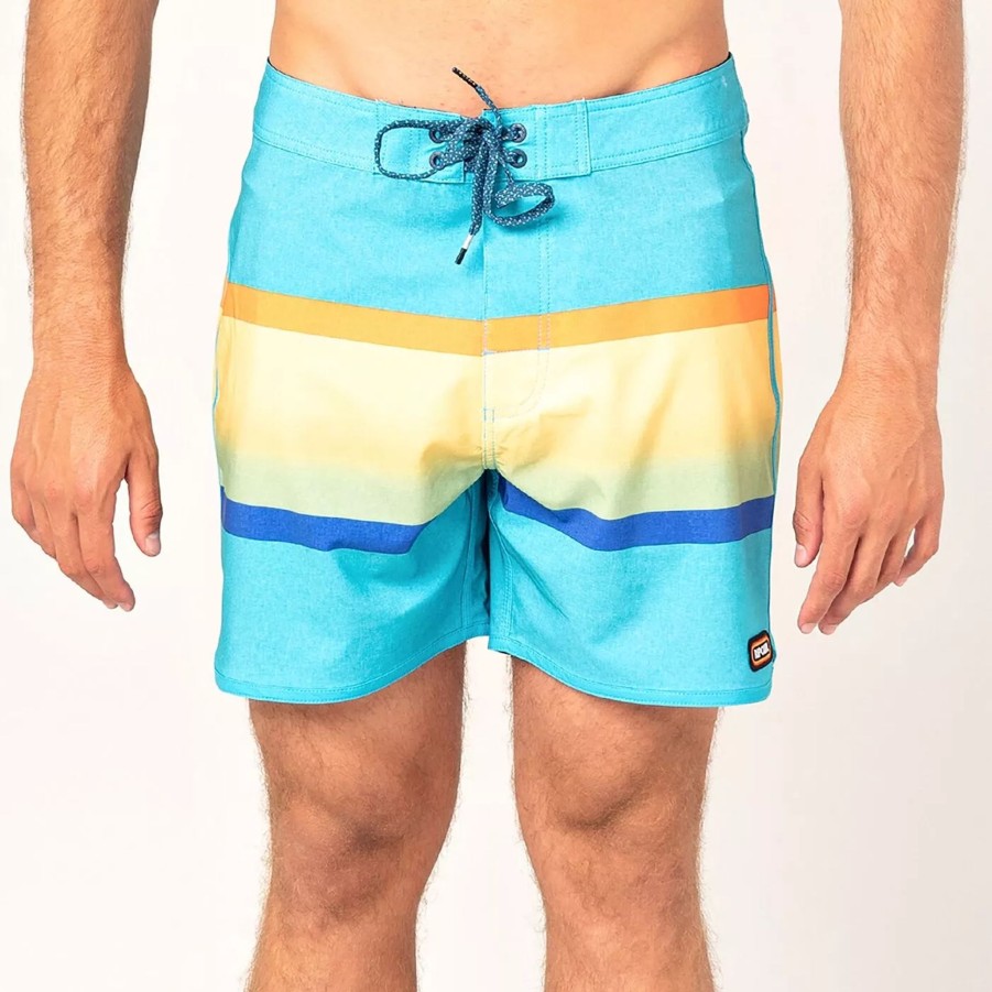 Szorty I Bokserki Kapielowe Meskie RIP CURL | Meskie Szorty Rip Curl Mirage Retro Sorbet 16' Cbone4_1080 Niebieski