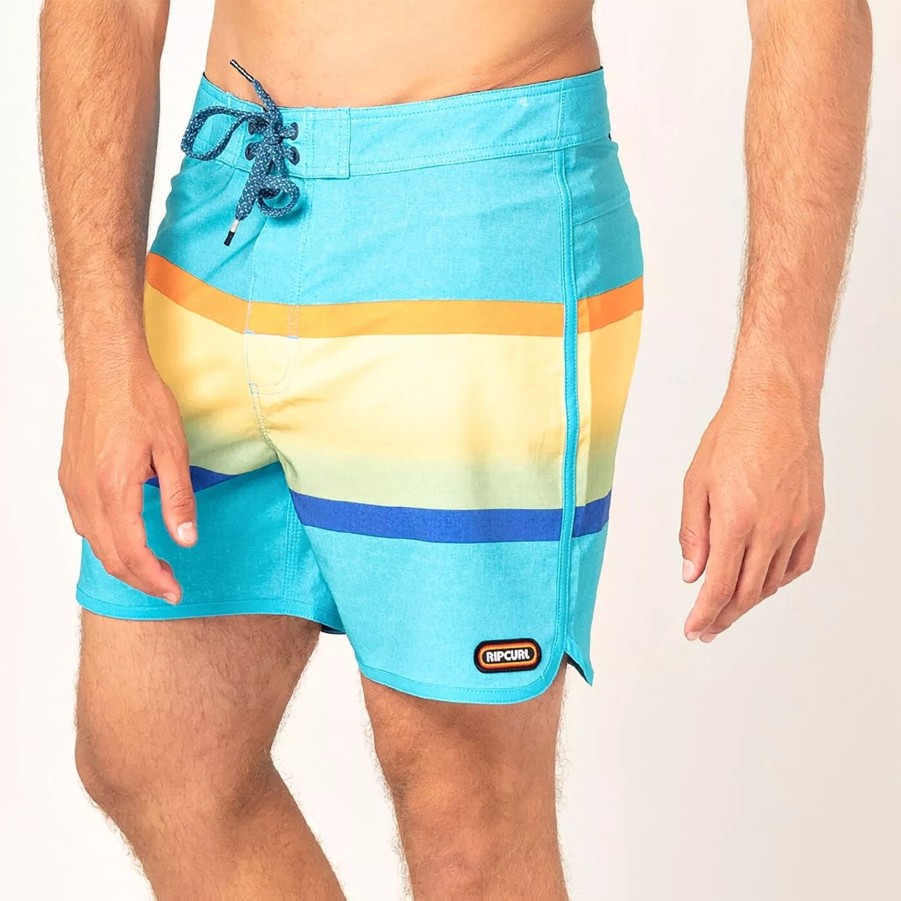 Szorty I Bokserki Kapielowe Meskie RIP CURL | Meskie Szorty Rip Curl Mirage Retro Sorbet 16' Cbone4_1080 Niebieski