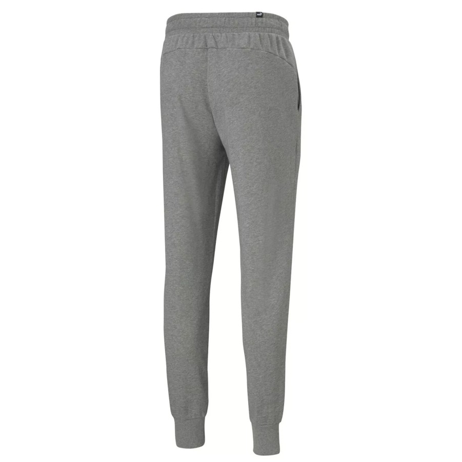 Spodnie Meskie PUMA | Meskie Spodnie Puma Ess Logo Pants Tr Cl Medium Gray Heather 58671603 Szary