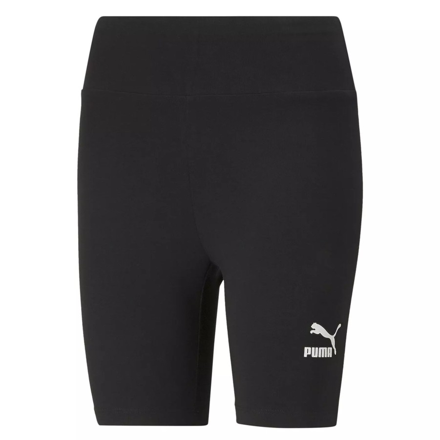 Krotkie Spodenki Meskie PUMA | Meskie Spodenki Puma Classics Short Tights 7" Puma Black 53023401 Czarny