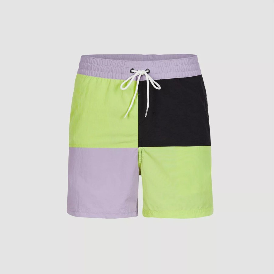 Szorty I Bokserki Kapielowe Meskie O'NEILL | Meskie Szorty O'Neill Wilder Colorblock 16'' Swim Shorts 2800088-42014 Zielony