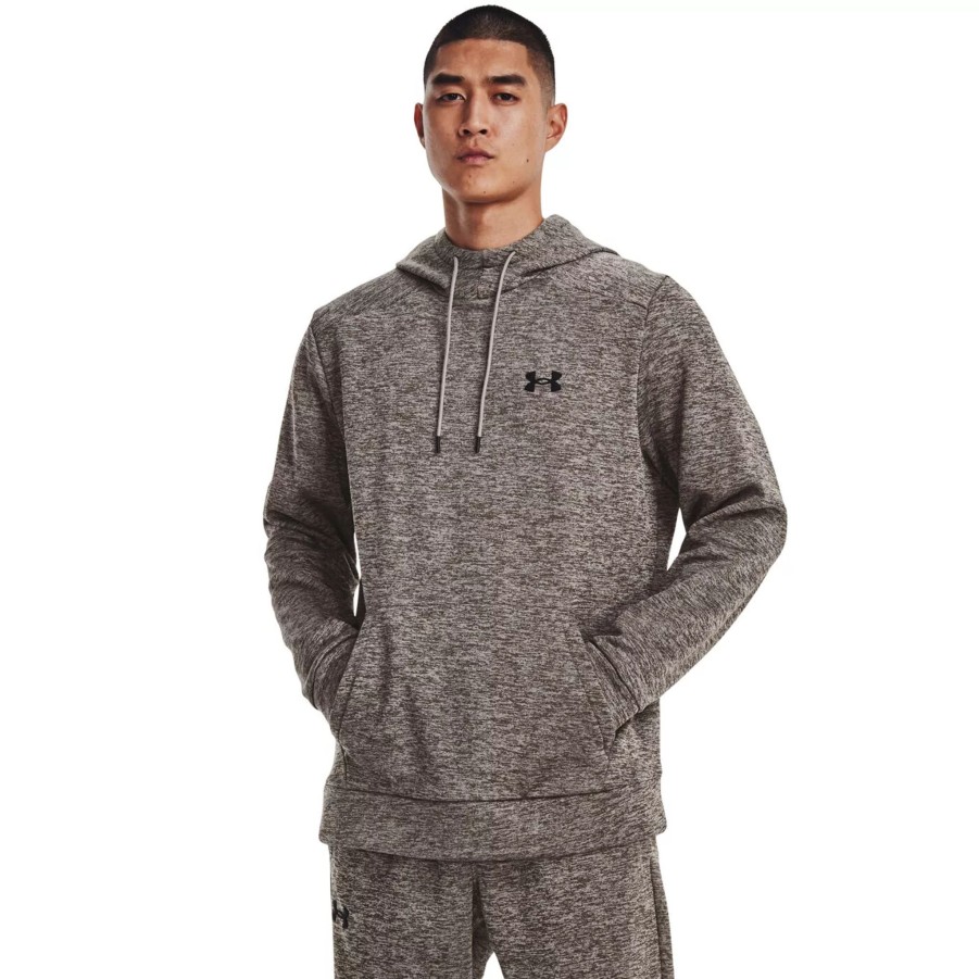 Bluzy Meskie UNDER ARMOUR | Meska Bluza Under Armour Ua Armour Fleece Twist Hd 1373354-294 Szary