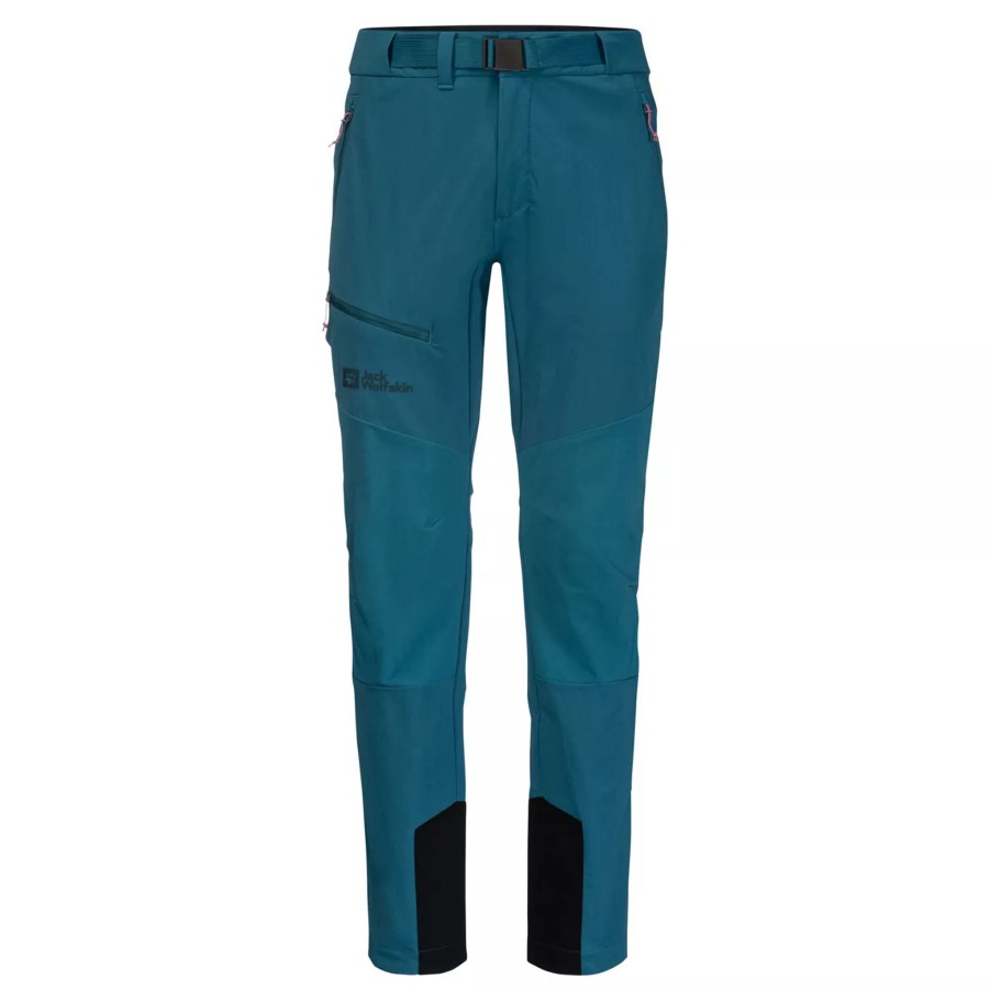 Spodnie Meskie JACK WOLFSKIN | Meskie Spodnie Jack Wolfskin Ziegspitz Pants M 1507841-4133 Turkusowy