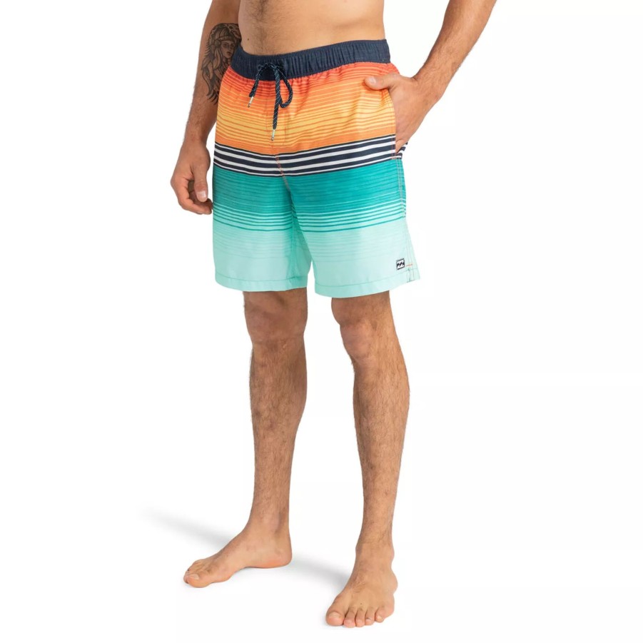 Szorty I Bokserki Kapielowe Meskie BILLABONG | Meskie Szorty Billabong All Day Stripe M Jamv Ebyjv00103-Mnt Niebieski