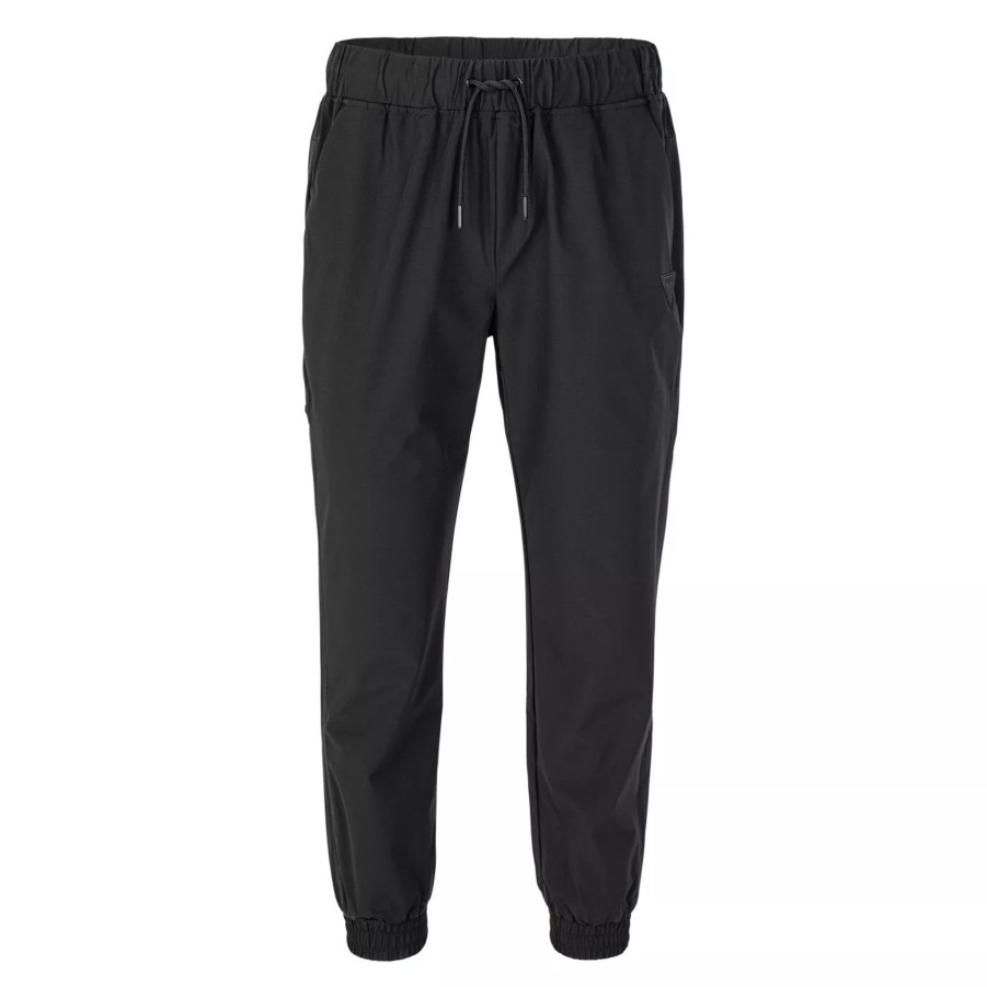 Spodnie Meskie GUESS | Meskie Spodnie Guess Archy Pant Z3Bb01Wfpd0-Jblk Czarny