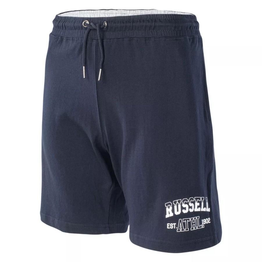 Krotkie Spodenki Meskie RUSSELL ATHLETIC | Meskie Spodenki Russell Athletic A2-047-1 M000174546 Granatowy