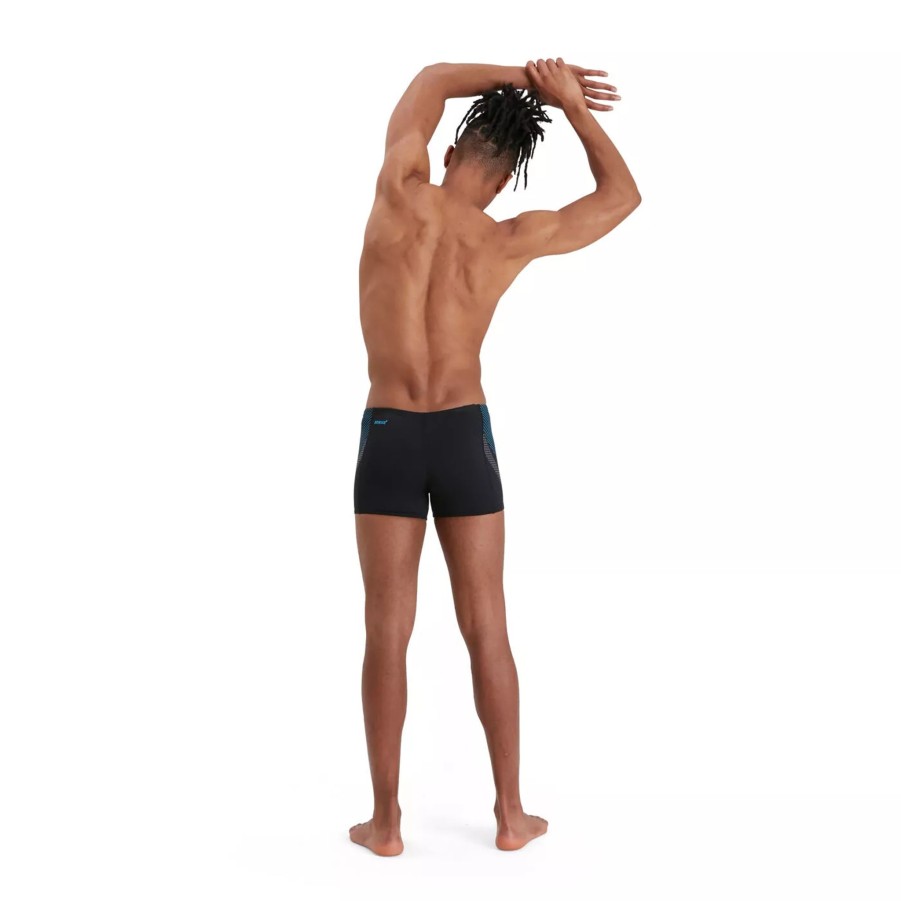 Szorty I Bokserki Kapielowe Meskie SPEEDO | Meskie Bokserki Kapielowe Speedo Tech Pnl Asht Am 8-04510G689 Czarny