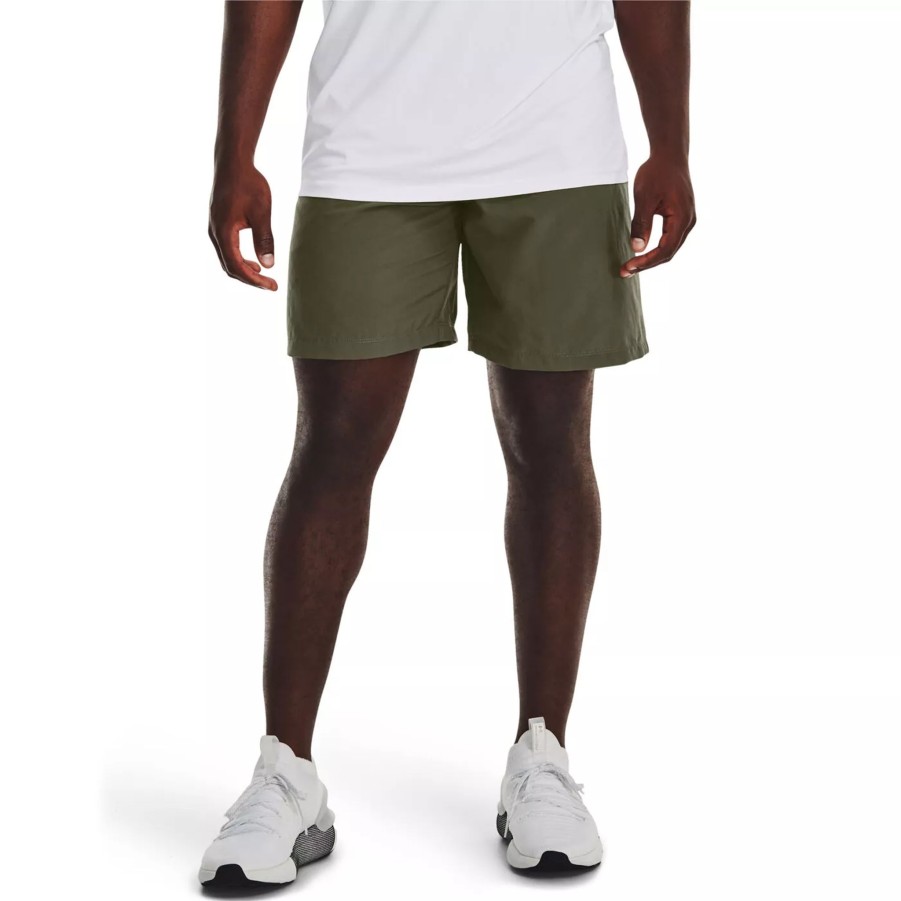 Krotkie Spodenki Meskie UNDER ARMOUR | Meskie Spodenki Under Armour Ua Woven Graphic Shorts 1370388-390 Zielony