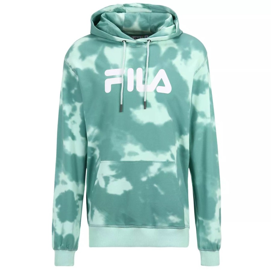 Bluzy Meskie FILA | Bluza Fila Bermel Aop Fau0102-63051 Zielony