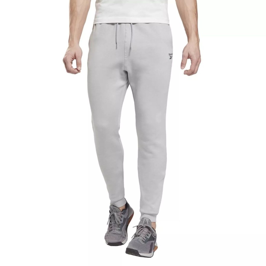 Spodnie Meskie REEBOK | Meskie Spodnie Reebok Ri Left Leg Jogger Hg4457 Szary