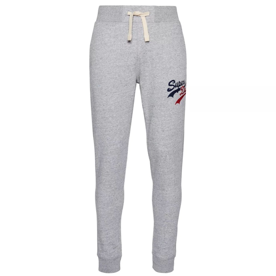 Spodnie Meskie SUPERDRY | Meskie Spodnie Superdry Vintage Vl Interest Jogger M7010824Azuc Szary