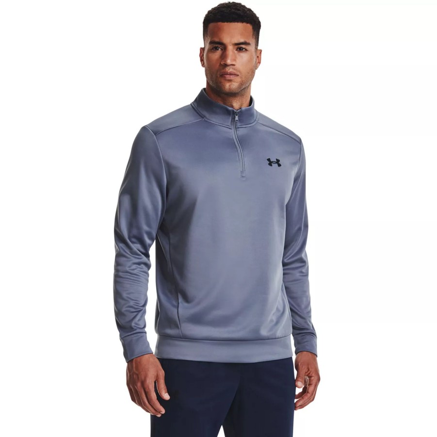 Bluzy Meskie UNDER ARMOUR | Meska Bluza Under Armour Ua Armour Fleece 1/4 Zip 1373358-767 Fioletowy