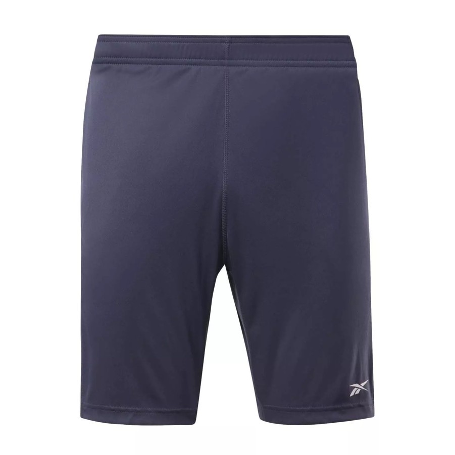 Krotkie Spodenki Meskie REEBOK | Meskie Spodenki Reebok Wor Comm Knit Short Fp9188 Granatowy