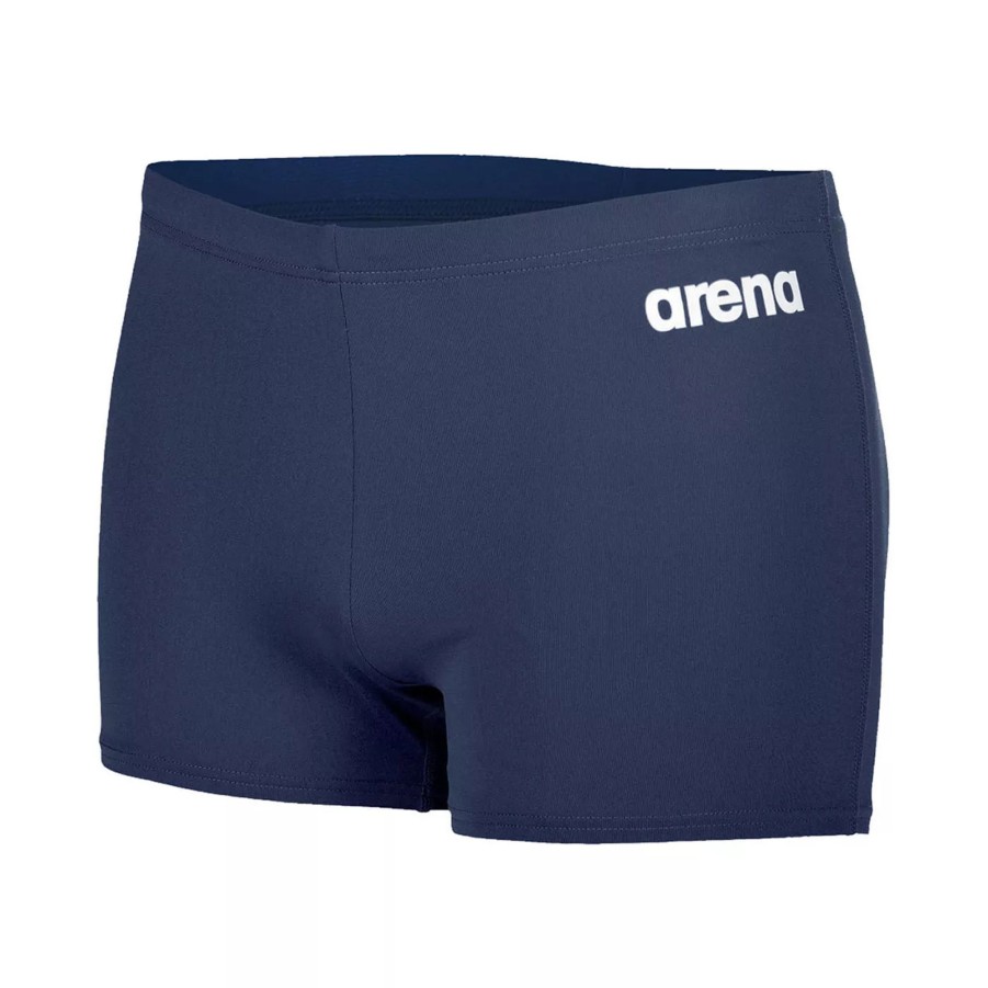 Szorty I Bokserki Kapielowe Meskie ARENA | Meskie Bokserki Kapielowe Arena Men'S Team Swim Short Solid 004776/750 Granatowy