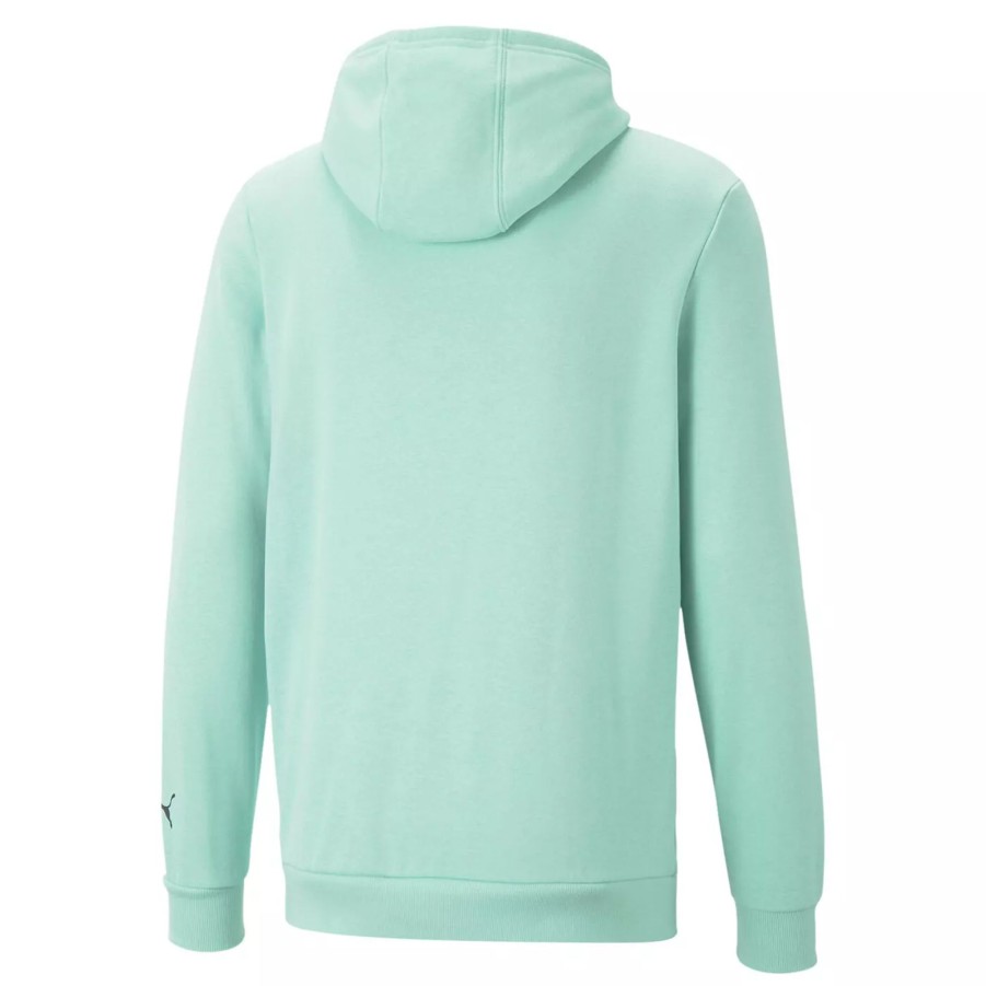 Bluzy Meskie PUMA | Meska Bluza Puma Mapf1 Ess Fleece Hoodie 53731308 Turkusowy