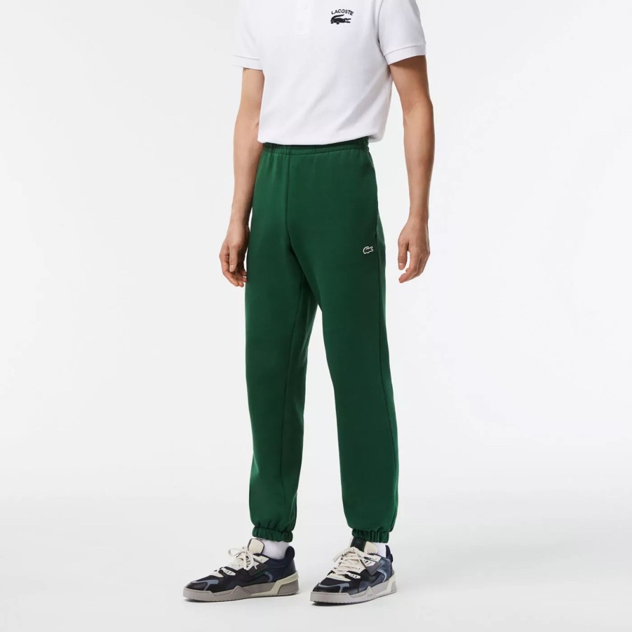 Spodnie Meskie LACOSTE | Meskie Spodnie Lacoste Track Trousers Xh9610.132 Zielony