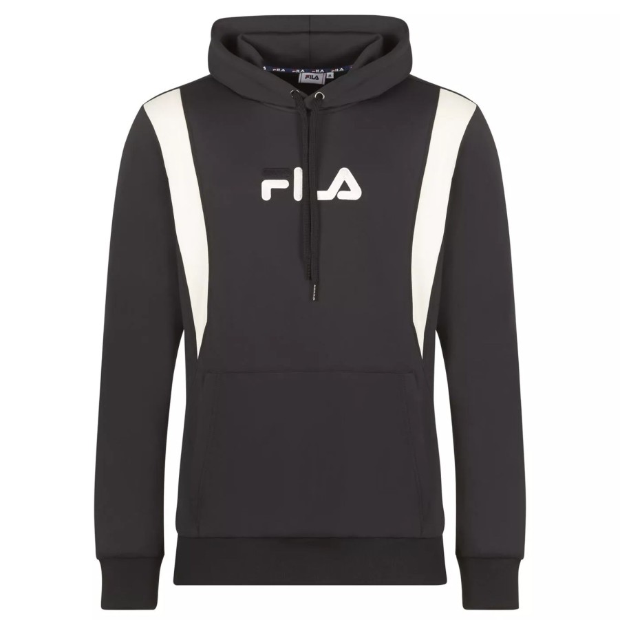 Bluzy Meskie FILA | Meska Bluza Fila Bogno Regular Hoody Fam0176-83116 Czarny